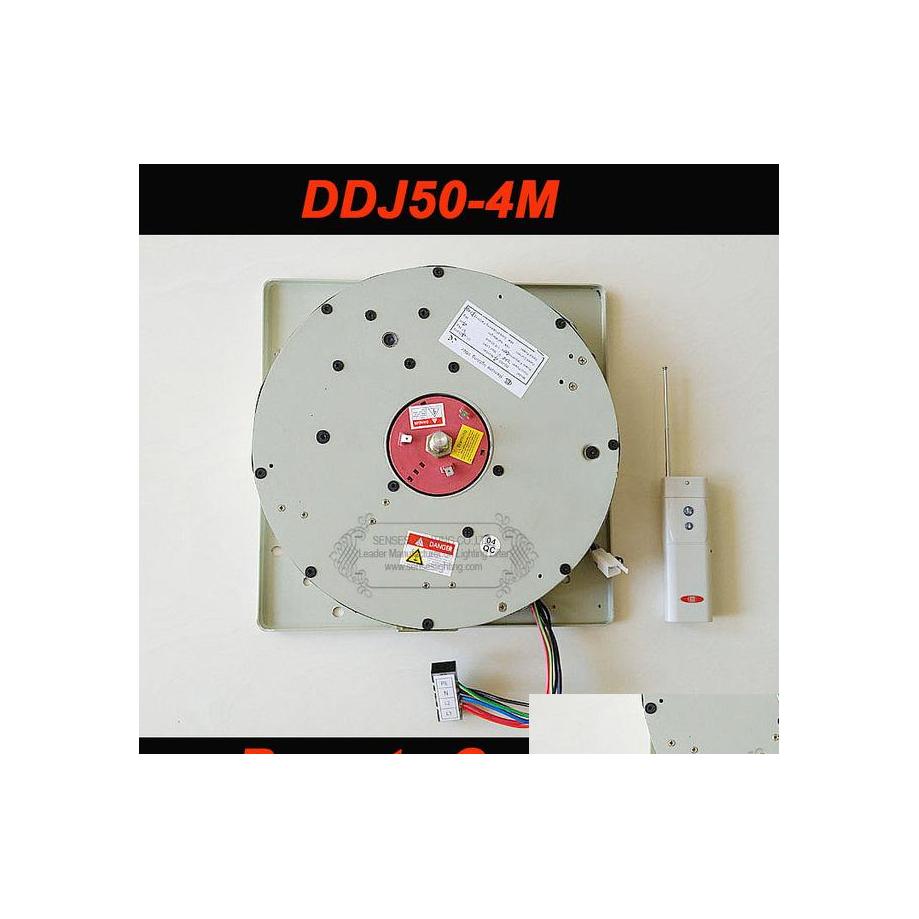 Pendant Lamps Ddj50 50Kg 4M Remotecontrolled Hoist Chandelier Lighting Lifter Electric Winch Light Lifting System Lamp Motor Drop De Ota2H