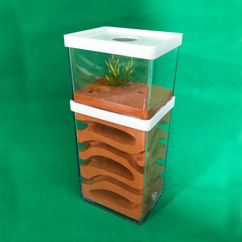 Small Animal Supplies Plaster Ant Farm High Moisture Insect el Castle Ecological Nest Pet hill Workshop House Village with Feeding Area hun 230130