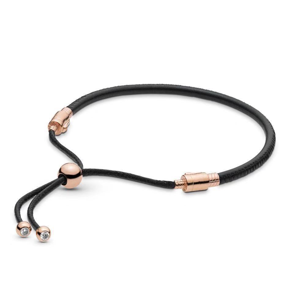 New Popular 925 Sterling Silver Beaded DIY Basic Snake Bone Bracelet Retraction Adjustment Bracelet Female Beads