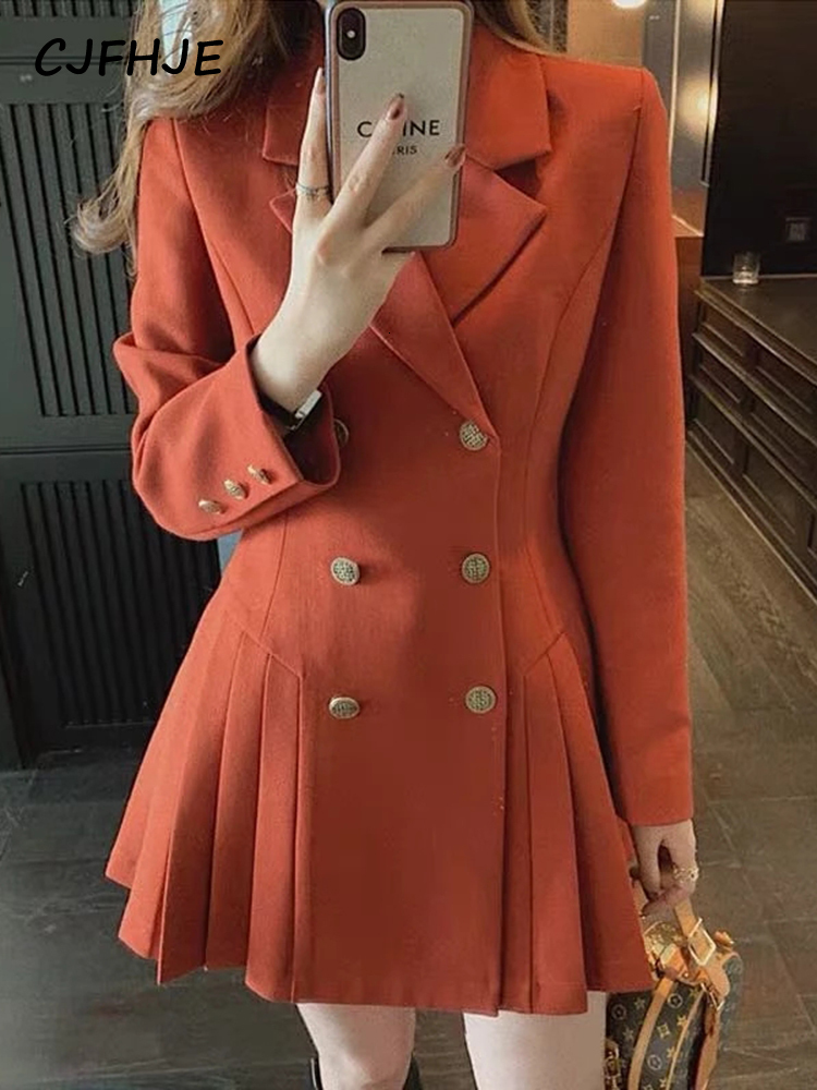 Casual Dresse Business Suit Fashion Hepburn Sexy Little Black Dress Female French Style Elegant Vestidos Office Lady Autumn Outfit 230130