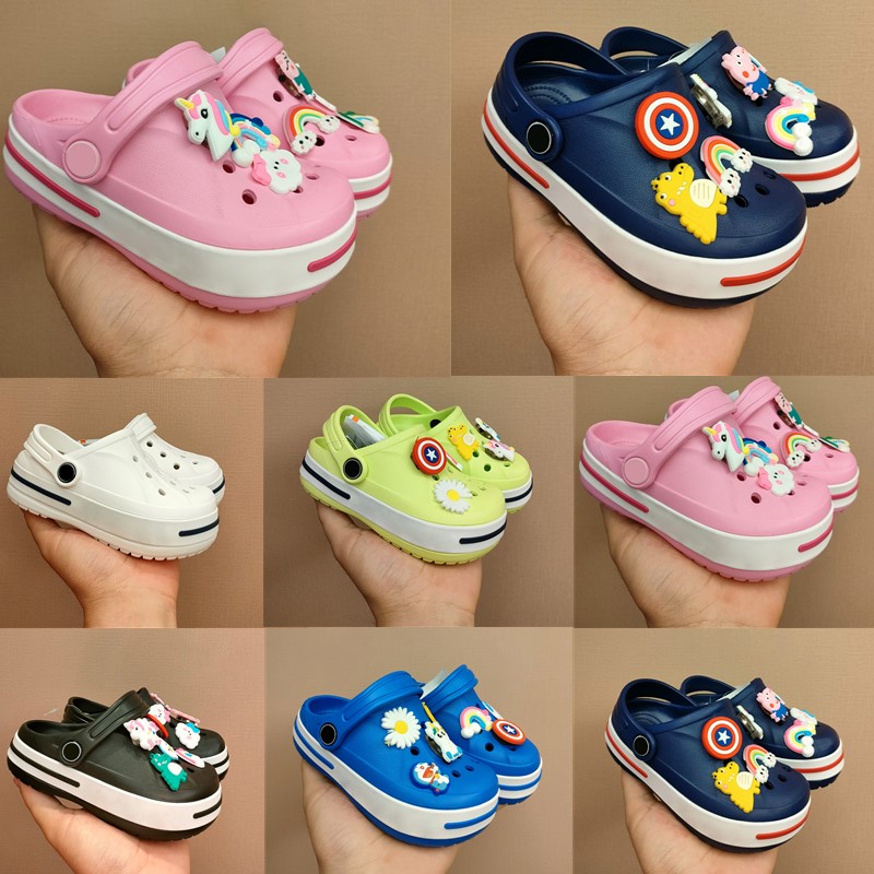 Kids slides boys girls croc clog slipper sandal buckle designer croos sandals children youth slip-on beach Shoes toddlers Foot protection Waterproof Shoe
Kids slides boys girls croc clog slipper sandal buckle designer croos sandals children youth slip-on beach Shoes toddlers Foot protection Waterproof Shoe