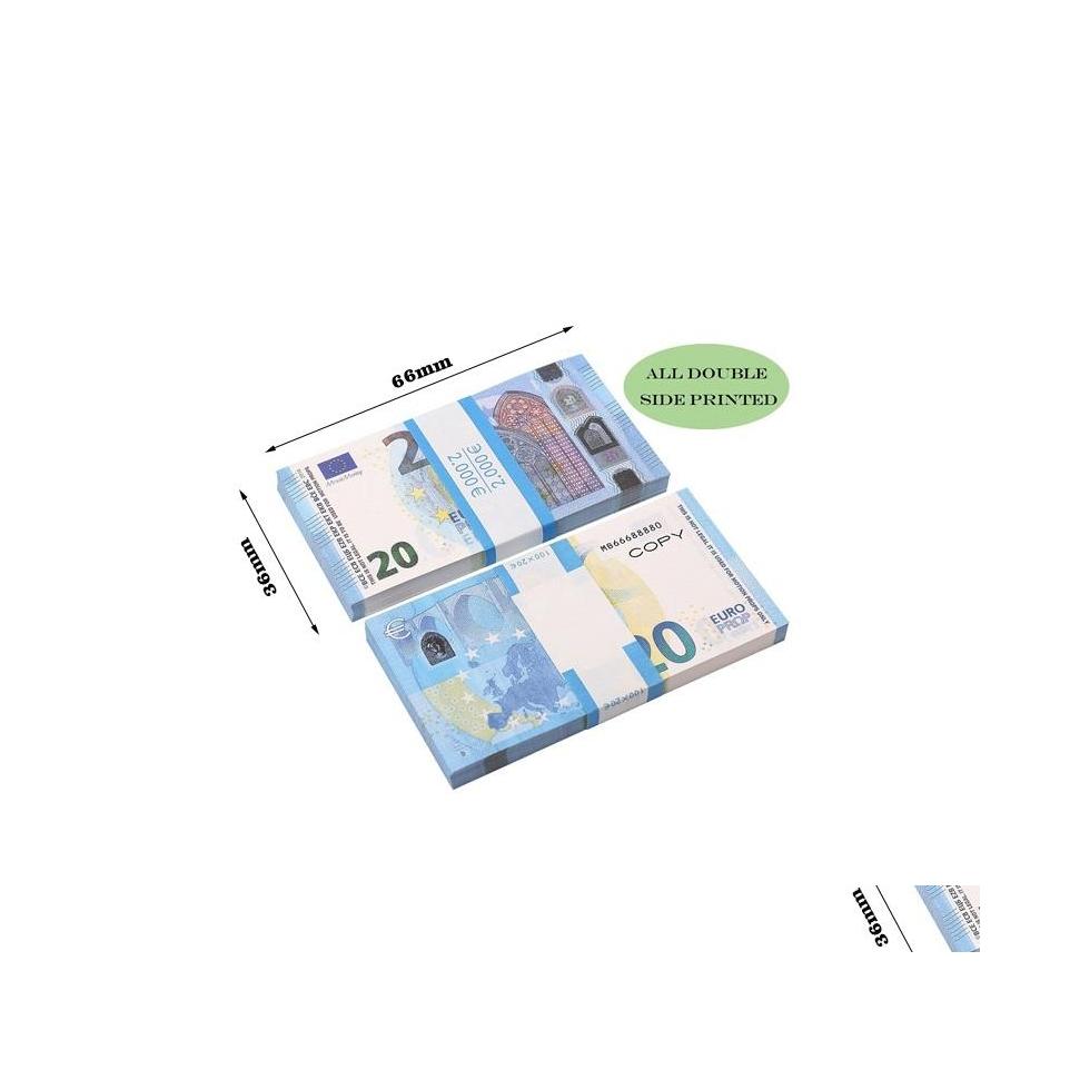 Other Festive Party Supplies Prop Money Copy Toy Euros Realistic Fake Uk Banknotes Paper Pretend Double Sided Drop Delivery Home Ga Dhwpe
Other Festive Party Supplies Prop Money Copy Toy Euros Realistic Fake Uk Banknotes Paper Pretend Double Sided Drop Delivery Home Ga Dhwpe