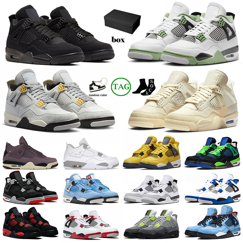 With Box 4 Basketball Shoes Men Women Jumpman 4s Sail Seafoam Doernbecher Motorsports Military Black White Oreo University Blue Neon Mens Trainers Sports Sneaker, 36-47 union desert moss 
With Box 4 Basketball Shoes Men Women Jumpman 4s Sail Seafoam Doernbecher Motorsports Military Black White Oreo University Blue Neon Mens Trainers Sports Sneaker, 36-47 union desert moss