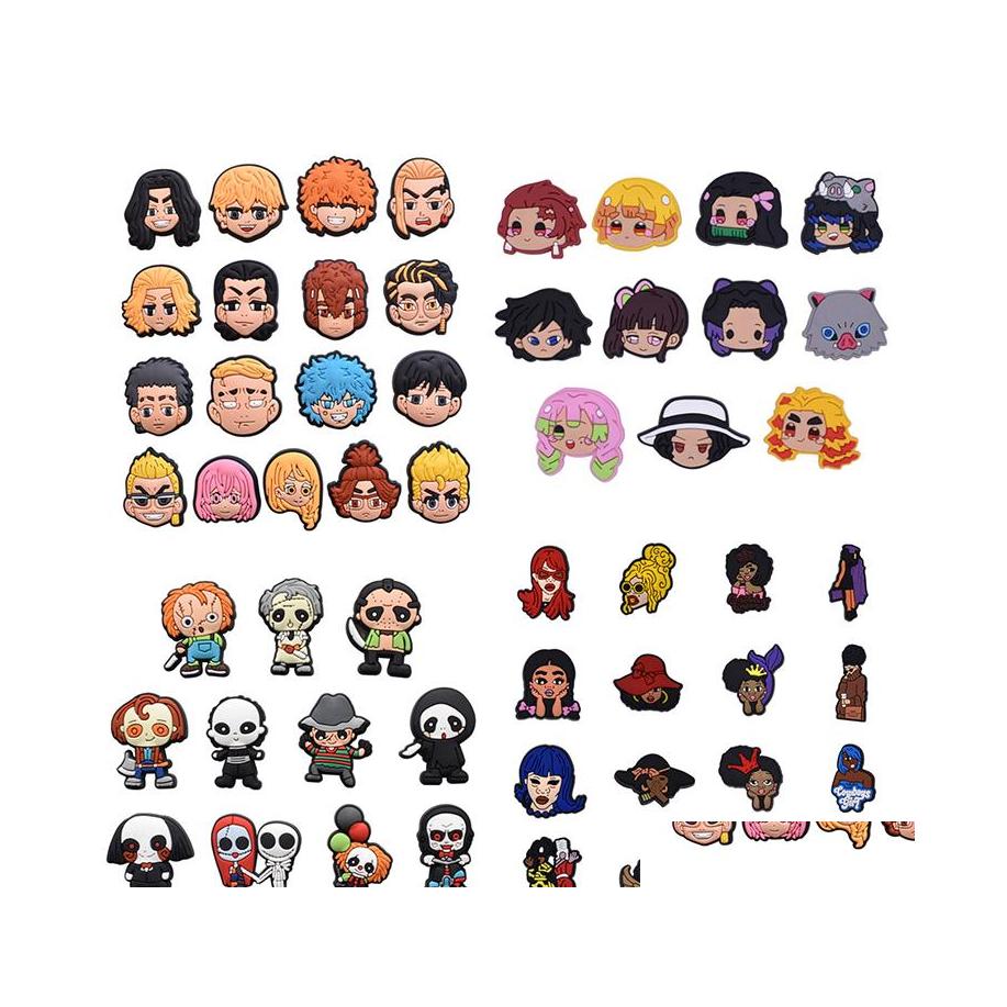 Shoe Parts Accessories Cute Cartoon Pvc Charms Shoes Buckles Figure Fit Bracelets Croc Wristband Boys Gift Drop Delivery Dhi7H
Shoe Parts Accessories Cute Cartoon Pvc Charms Shoes Buckles Figure Fit Bracelets Croc Wristband Boys Gift Drop Delivery Dhi7H