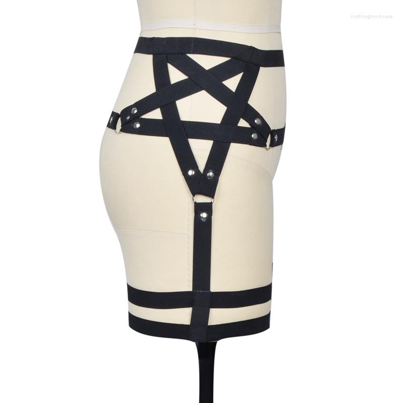 Garters Women's Sexy Punk Goth Harajuku Style Star Pentagram Gothic Garter Belt Harness Leg Hand Made, P0129
Garters Women's Sexy Punk Goth Harajuku Style Star Pentagram Gothic Garter Belt Harness Leg Hand Made, P0129