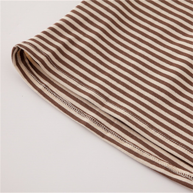 Women's TShirt PUWD Sweet Girls Striped Soft Cotton Tshirt Summer Fashion Ladies Slim O Neck Streetwear Tees Vintage Women Chic Tops 230130