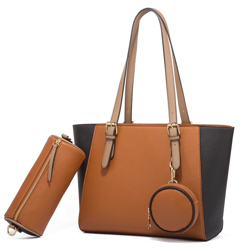 3 pcs set composite handbags with coin purse designer handbags fashion totes 2021 new style high quality bags247u, Black
3 pcs set composite handbags with coin purse designer handbags fashion totes 2021 new style high quality bags247u, Black