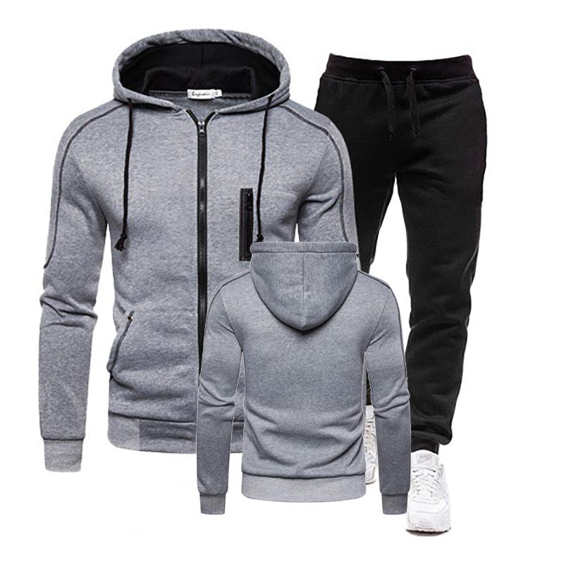 Men's Tracksuits Casual Sports Suit Drawstring Design Fashion Fleece Warm Fitness Solid Color Hooded SuitMen's, Black
Men's Tracksuits Casual Sports Suit Drawstring Design Fashion Fleece Warm Fitness Solid Color Hooded SuitMen's, Black