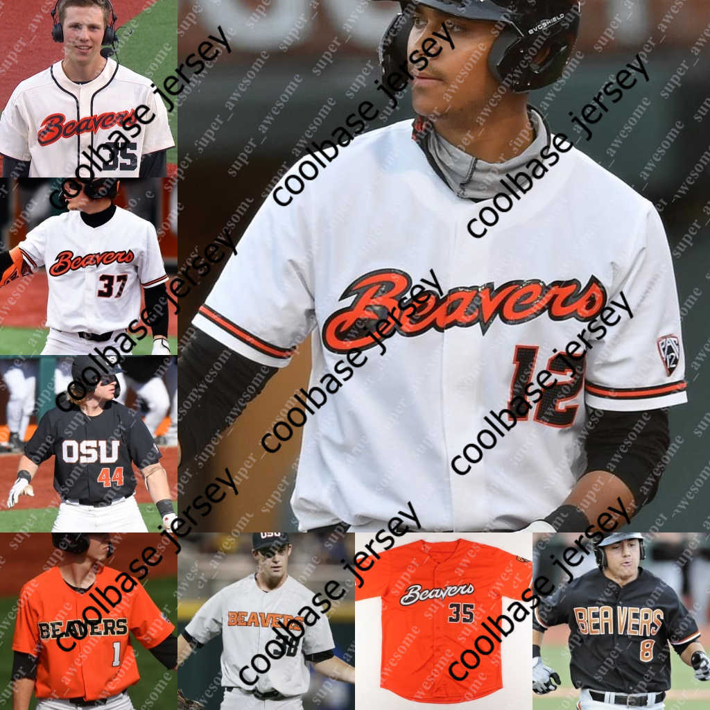 OSU Oregon State Beavers Baseball Jersey Jacob Melton Travis Bazzana Wade Meckler Kyle Dernedde Justin Boyd Garret Forrester Adley Rutschman Michael Conforto, Orange
OSU Oregon State Beavers Baseball Jersey Jacob Melton Travis Bazzana Wade Meckler Kyle Dernedde Justin Boyd Garret Forrester Adley Rutschman Michael Conforto, Orange