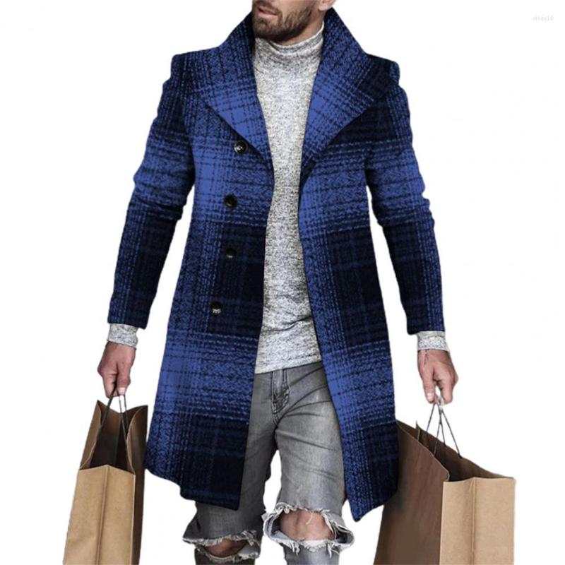Men's Trench Coats Classic Mid-Length Coat Pockets Anti-freeze Loose Fit Men Fashion Casual Plaid Stitch Thickened Woolen Jacket, Brown
Men's Trench Coats Classic Mid-Length Coat Pockets Anti-freeze Loose Fit Men Fashion Casual Plaid Stitch Thickened Woolen Jacket, Brown