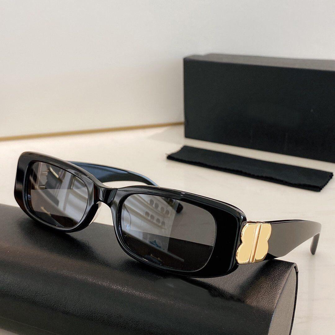 Luxury Rectangle Women Sunglasses Fashion Womens Brand Deisnger Full Frame UV400 Lens Summer Style Big Square Top Quality Come With Case BB0096
