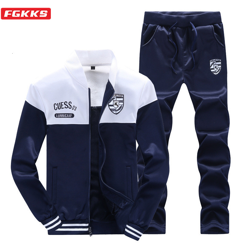 Men's Tracksuits FGKKS Spring Autumn Men Trendy Sports Sets Fashion Brand Men's Baseball Jacket Pants Sportswear Long Sleeve Tracksuit Set Male 230130, White
Men's Tracksuits FGKKS Spring Autumn Men Trendy Sports Sets Fashion Brand Men's Baseball Jacket Pants Sportswear Long Sleeve Tracksuit Set Male 230130, White