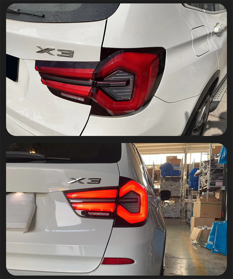 Taillight For X3 F25 20 10-20 17 Tail Lights G08 Style With Sequential Turn Signal Animation Brake Parking retrofit Facelift