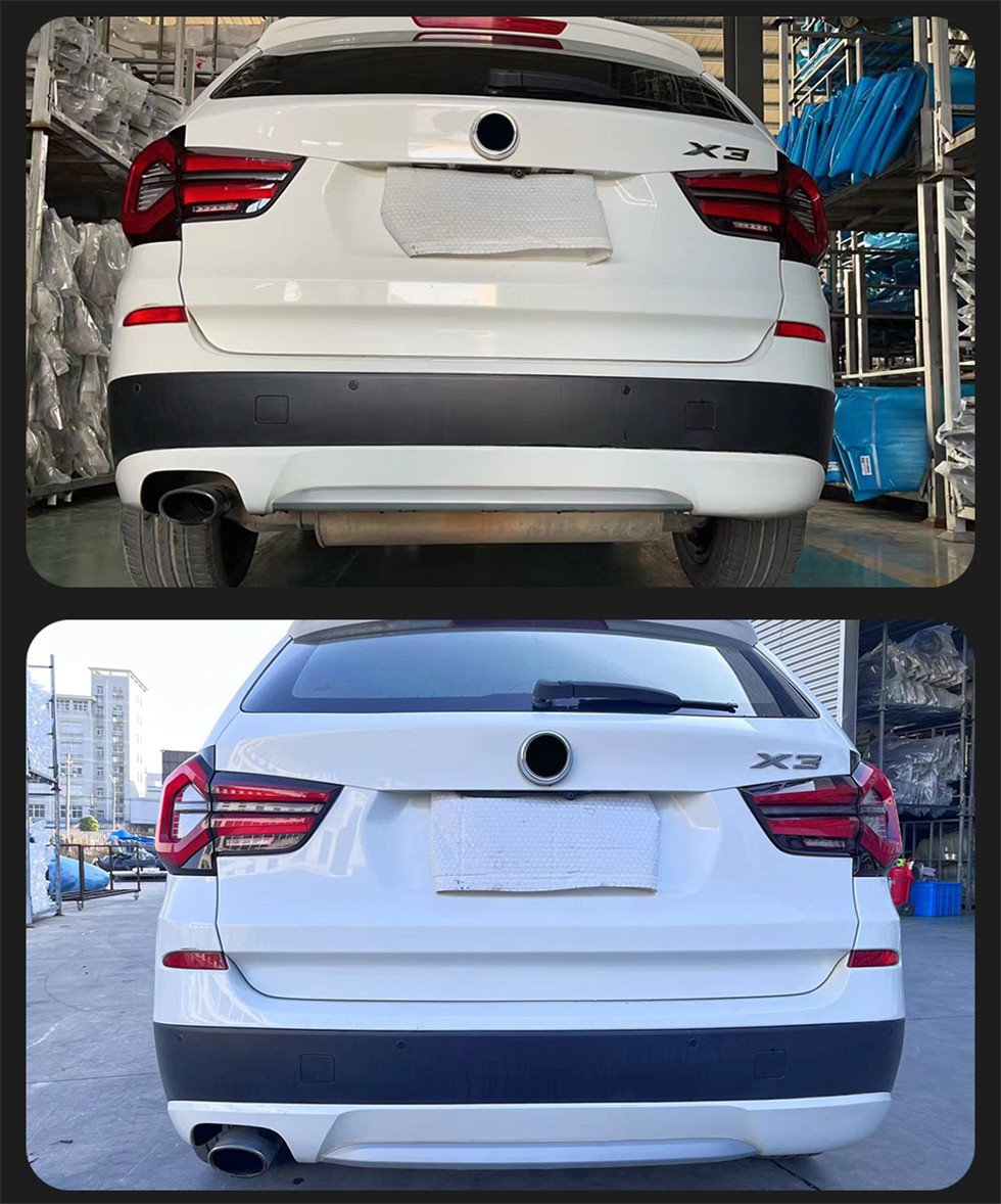 Taillight For X3 F25 20 10-20 17 Tail Lights G08 Style With Sequential Turn Signal Animation Brake Parking retrofit Facelift