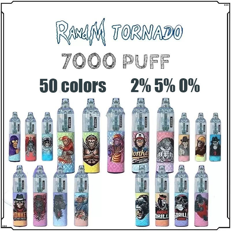 Tornado 7000 Puffs Disposable E-cigarettes vaper desechables 14ml vape disposable 850mah Rechargeable Battery Authentic Randm
Tornado 7000 Puffs Disposable E-cigarettes vaper desechables 14ml vape disposable 850mah Rechargeable Battery Authentic Randm