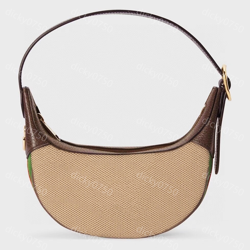 Designer Shoulder Bags Ophidia G handbag mini half moon handbag special canvas vintage messenger bags for women Green and red Interior zipper pocket pattern, Brown
Designer Shoulder Bags Ophidia G handbag mini half moon handbag special canvas vintage messenger bags for women Green and red Interior zipper pocket pattern, Brown