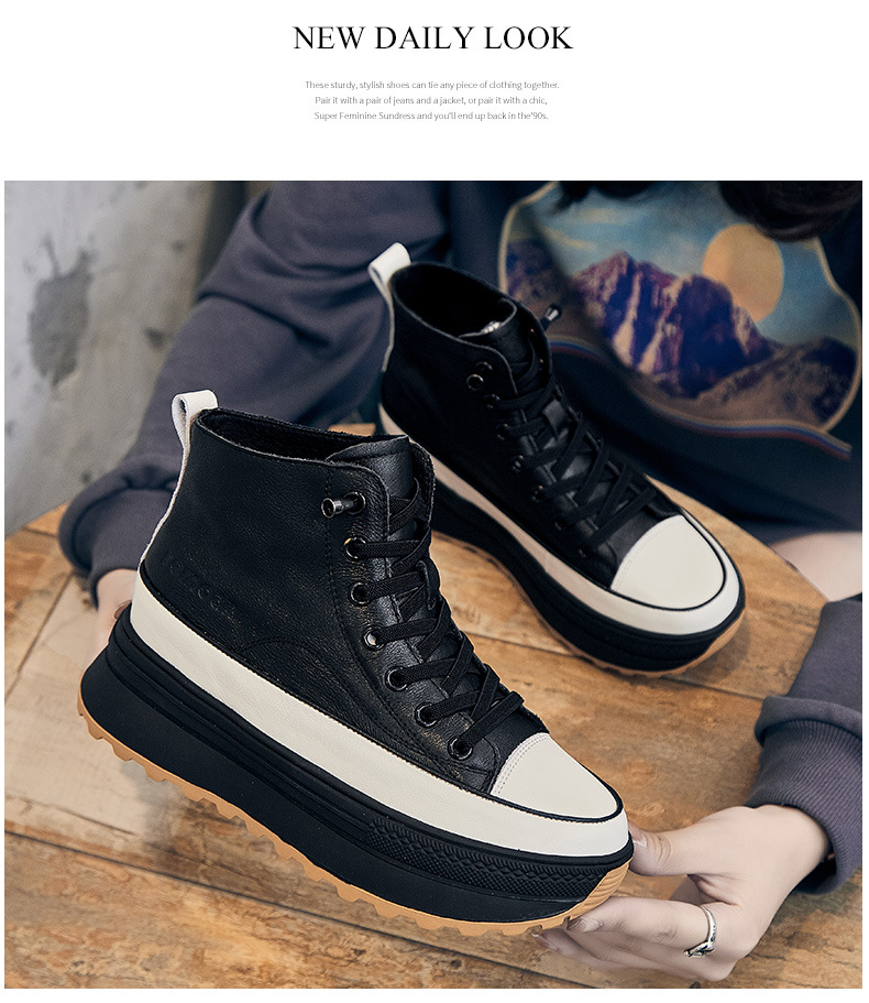 2022 new autumn and winter women's shoes leather sponge shoes Cowhide single boots Cowhide high-top thick bottom small boots, Brown
2022 new autumn and winter women's shoes leather sponge shoes Cowhide single boots Cowhide high-top thick bottom small boots, Brown