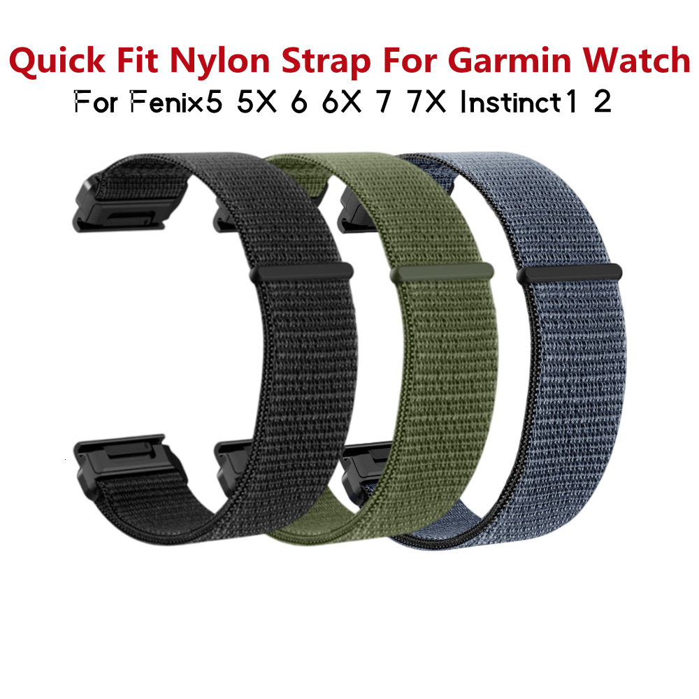 Watch Bands Galaone 22mm Colorful Soft Nylon Quick Release Strap Wristband For Garmin Fenix5 5Plus 6 6Pro 7 Instinct Band Bracelet 230130
Watch Bands Galaone 22mm Colorful Soft Nylon Quick Release Strap Wristband For Garmin Fenix5 5Plus 6 6Pro 7 Instinct Band Bracelet 230130