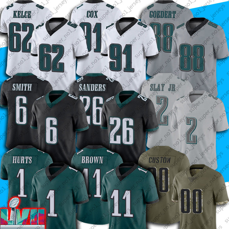 1 Jalen Hurts Jersey Football Miles Sanders AJ Brown DeVonta Smith Goedert Kenneth Gainwell Jerseys Philadelphias Eaglees Haason Reddick Kyzir White Jake Elliott, +patch man custom jersey (laoy)
1 Jalen Hurts Jersey Football Miles Sanders AJ Brown DeVonta Smith Goedert Kenneth Gainwell Jerseys Philadelphias Eaglees Haason Reddick Kyzir White Jake Elliott, +patch man custom jersey (laoy)
