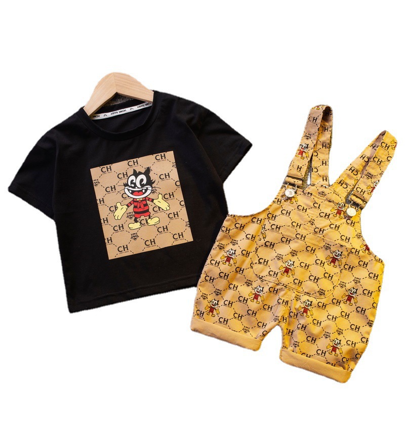Baby Boy Girl Summer Sets Cotton Infant Children Clothes Print Costume for Kids 1 2 3 4 Years Short Outfits 2 Pieces, Black
Baby Boy Girl Summer Sets Cotton Infant Children Clothes Print Costume for Kids 1 2 3 4 Years Short Outfits 2 Pieces, Black