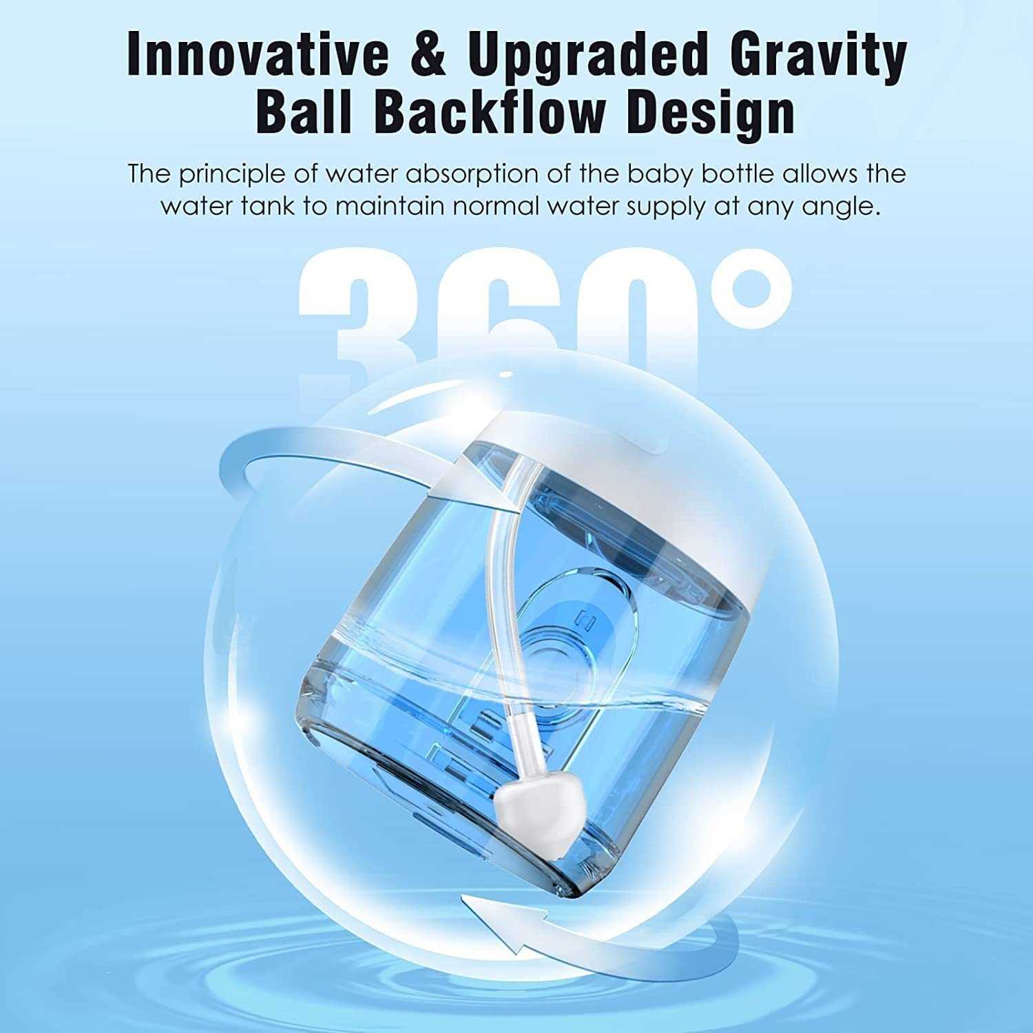 Oral Irrigators Other Hygiene 300ML Irrigator Water Flosser Jet for Cleaning Teeth Pulse Tooth Cleaner 6 Nozzles High Pressure Tool 221215