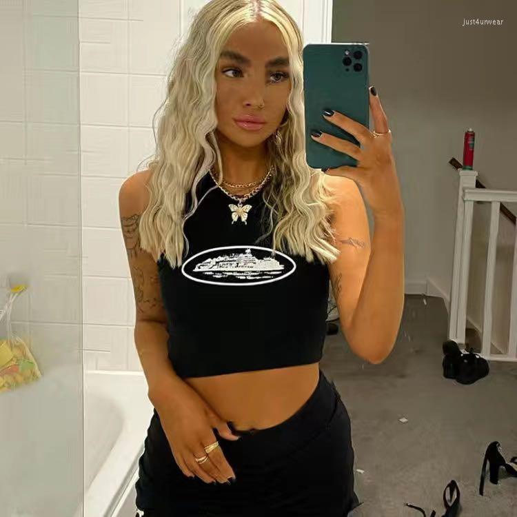 Women Tank Top Summer No Sleeve Clubwear Blouse Cropped Camisole O Neck Y2k Crop Tops Sexy Sleeveless Shirts, Black
Women Tank Top Summer No Sleeve Clubwear Blouse Cropped Camisole O Neck Y2k Crop Tops Sexy Sleeveless Shirts, Black