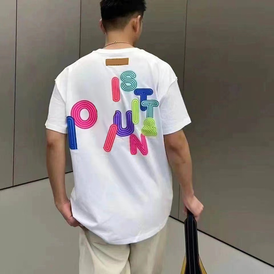 Summer Varsity Superior Quality Designer Cotton Tees T-shirts Fashion T-shirt Mens Unisex T-shirts Design T Shirts Black Tshirt and White Tee Shirt
Summer Varsity Superior Quality Designer Cotton Tees T-shirts Fashion T-shirt Mens Unisex T-shirts Design T Shirts Black Tshirt and White Tee Shirt