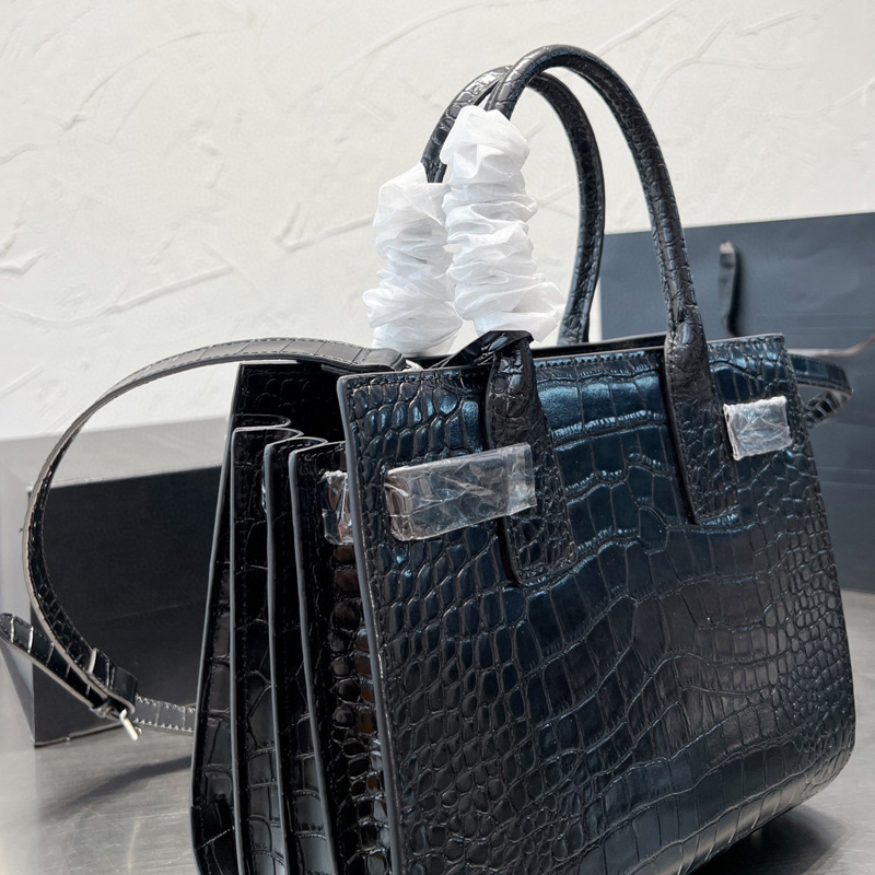 Designers Bags Luxurys Women Handbags Shoulder Organ Bag Big Tote Bag Alligator pattern Leather Wallet crossbody bag charm Handbag versatile purse Factory store
