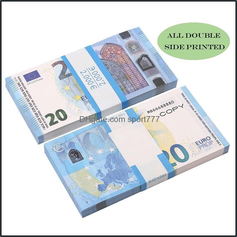 Novelty Games Prop Cad Game Money 5/10/20/50/100 Copy Canadian Dollar Canada Banknotes Fake Notes Movie Props Drop Delivery Toys Gift Dhjgr 63A