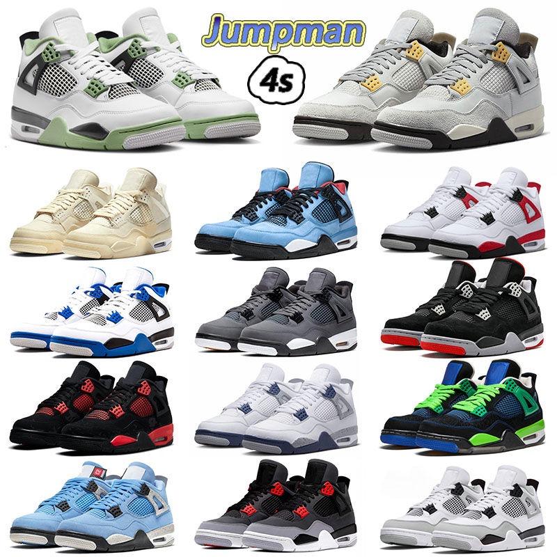 Jumpman 4 4s Basketball shoes Mens Women Seafoam University Blue White Oreo Pure Money Military Black Cat Fire Red Thunder Infrared White Cement Designer Sneakers, 40-47 purple metallic
Jumpman 4 4s Basketball shoes Mens Women Seafoam University Blue White Oreo Pure Money Military Black Cat Fire Red Thunder Infrared White Cement Designer Sneakers, 40-47 purple metallic
