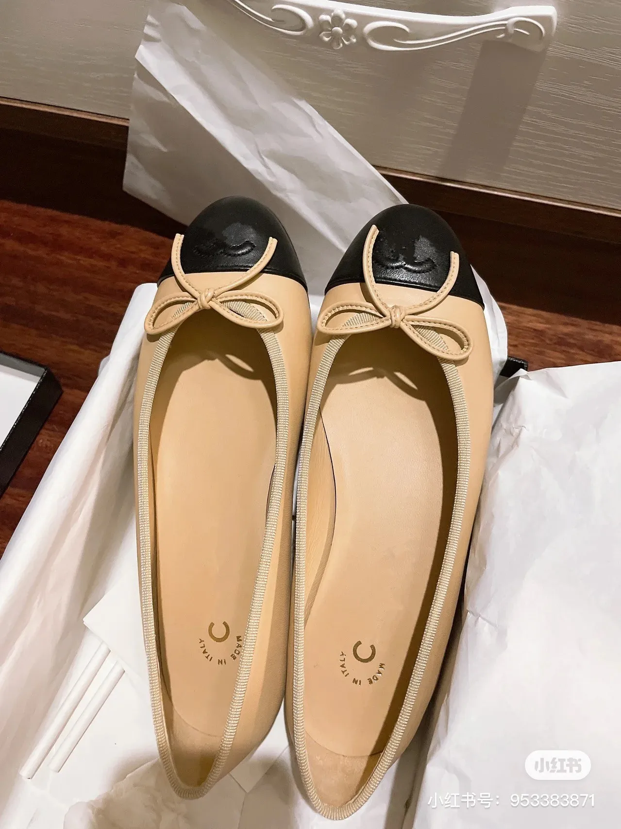 designer Black Ballet Flats Shoes Women Spring fashion brand Genuine Leather Slip Ballerina Luxury Round Toe Ladies Dress channel Zapatos, C35 high quality
designer Black Ballet Flats Shoes Women Spring fashion brand Genuine Leather Slip Ballerina Luxury Round Toe Ladies Dress channel Zapatos, C35 high quality