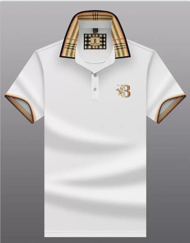 High end embroidered short sleeved cotton polo shirt men s T shirt Korean fashion clothing summer luxury top, Yellow
High end embroidered short sleeved cotton polo shirt men s T shirt Korean fashion clothing summer luxury top, Yellow