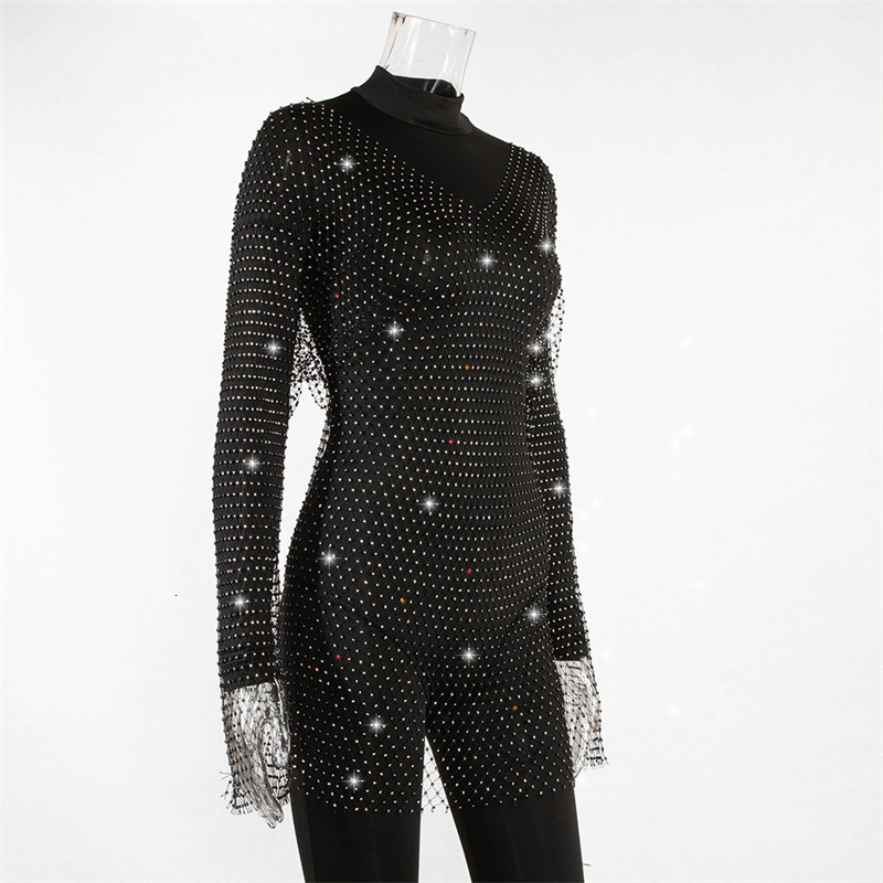 Casual Dresses Vintage Diamond Summer Women Sexy Bikini Cover Up Mesh Fishnet Swimsuit Swimwear Dress Bathing Beachwear Drop 230130