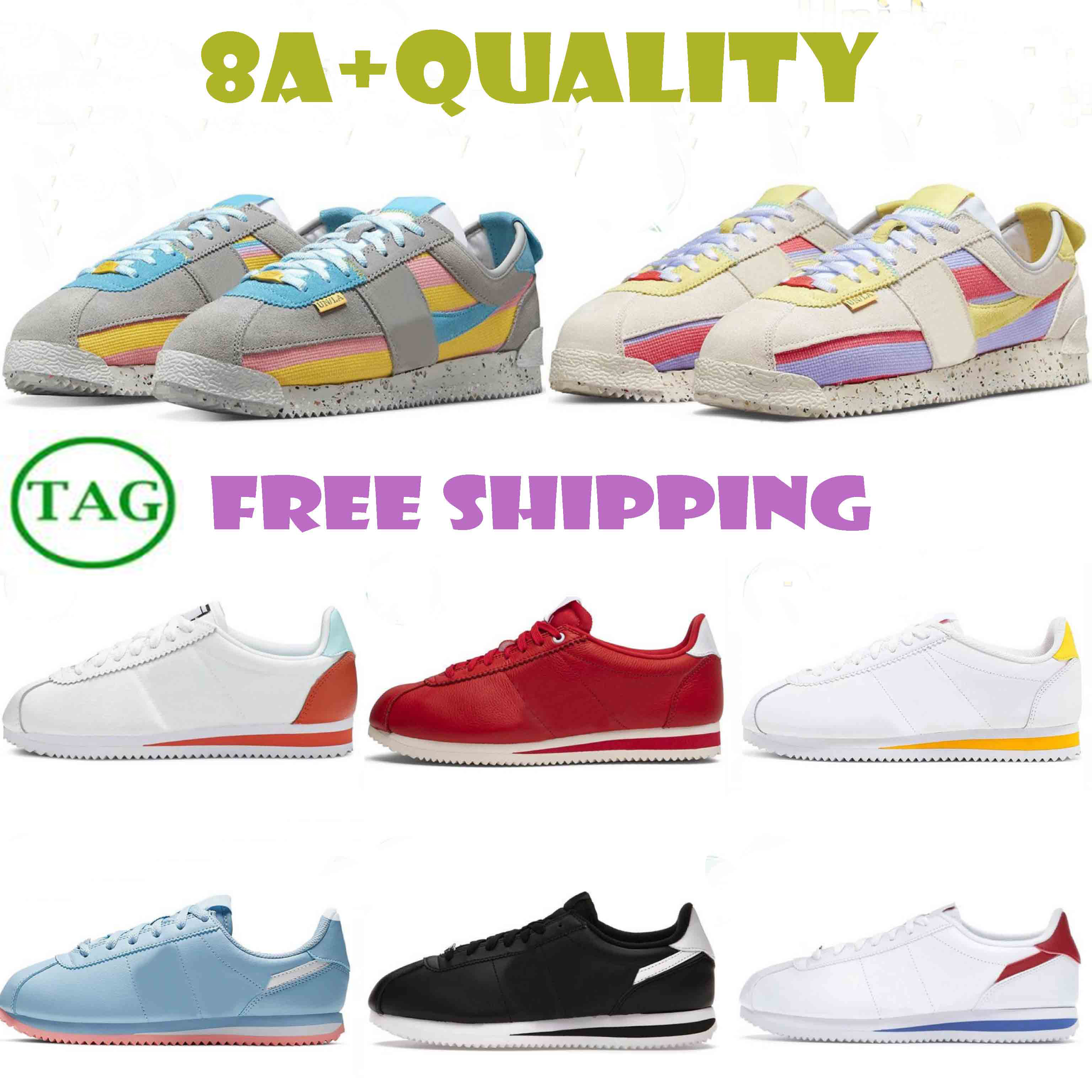 Designer Cortez Casual Shoes Women Men Shoe High-quality Trainer Lemon Frost Sneakers Oregon Sports Trainers Sport Sneaker Triple White Patchwork Running, Color#24
Designer Cortez Casual Shoes Women Men Shoe High-quality Trainer Lemon Frost Sneakers Oregon Sports Trainers Sport Sneaker Triple White Patchwork Running, Color#24