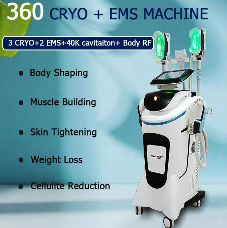 FDA approval HI-EMT cryolipolysis slimming machine EMSLIM and CRYO 2 in 1 body Sculpting Muscle Trainer 40K RF fat freeze shaping fat reduction equipm