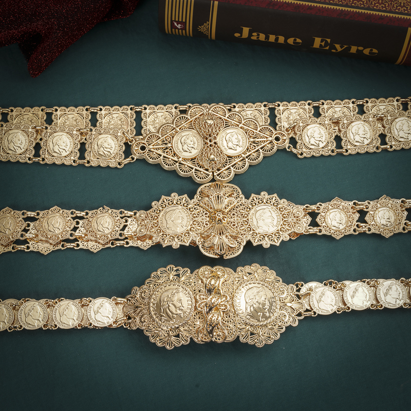 Navel Bell Button Rings Gold Plated Napoleon Coin Belts Turkish Women Waist Chain Hollow Pattern Jewelry Chains Ethnic Belly Chains Birdal Body Jewelry 230130
Navel Bell Button Rings Gold Plated Napoleon Coin Belts Turkish Women Waist Chain Hollow Pattern Jewelry Chains Ethnic Belly Chains Birdal Body Jewelry 230130