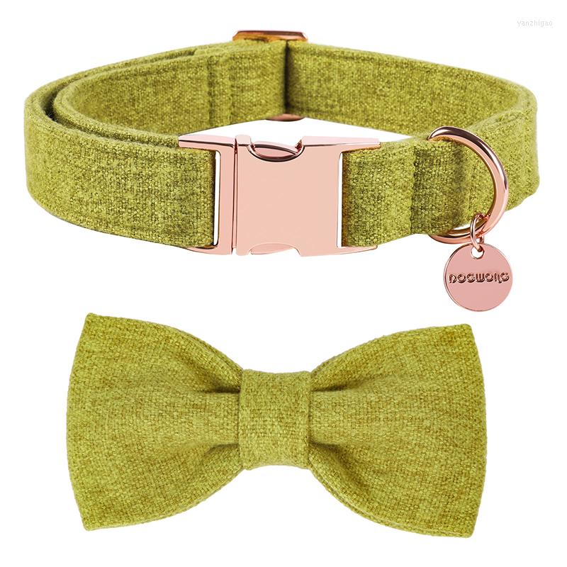 Dog Collars Personalized Unique Style Paws Young Green Cotton Collar Bow Leash Set For Big And Small Wedding
Dog Collars Personalized Unique Style Paws Young Green Cotton Collar Bow Leash Set For Big And Small Wedding
