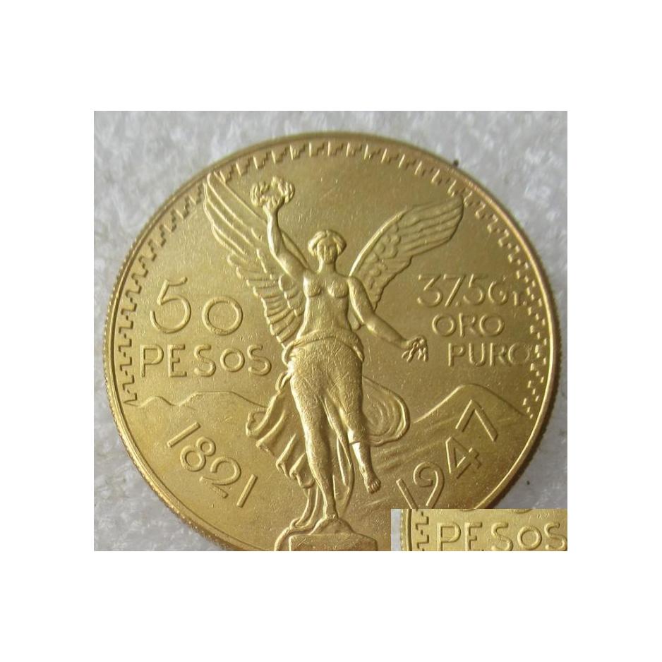 Arts And Crafts A Set Of 19211947 10Pcs Craft Mexico 50 Peso Gold Plated Copy Coin Home Decoration Accessories Drop Delivery Garden Dhqli
Arts And Crafts A Set Of 19211947 10Pcs Craft Mexico 50 Peso Gold Plated Copy Coin Home Decoration Accessories Drop Delivery Garden Dhqli