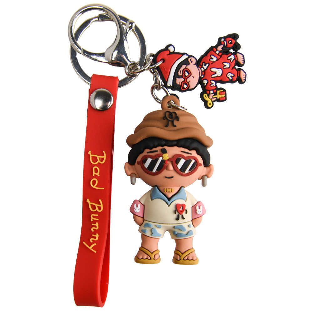 Keychains Lanyards New Arrival Soft PVC Keyring Accessories Croc Charms Keychain Croc Keychain Wholesale 3D Bad Bunny Glowing in night Keychain
Keychains Lanyards New Arrival Soft PVC Keyring Accessories Croc Charms Keychain Croc Keychain Wholesale 3D Bad Bunny Glowing in night Keychain