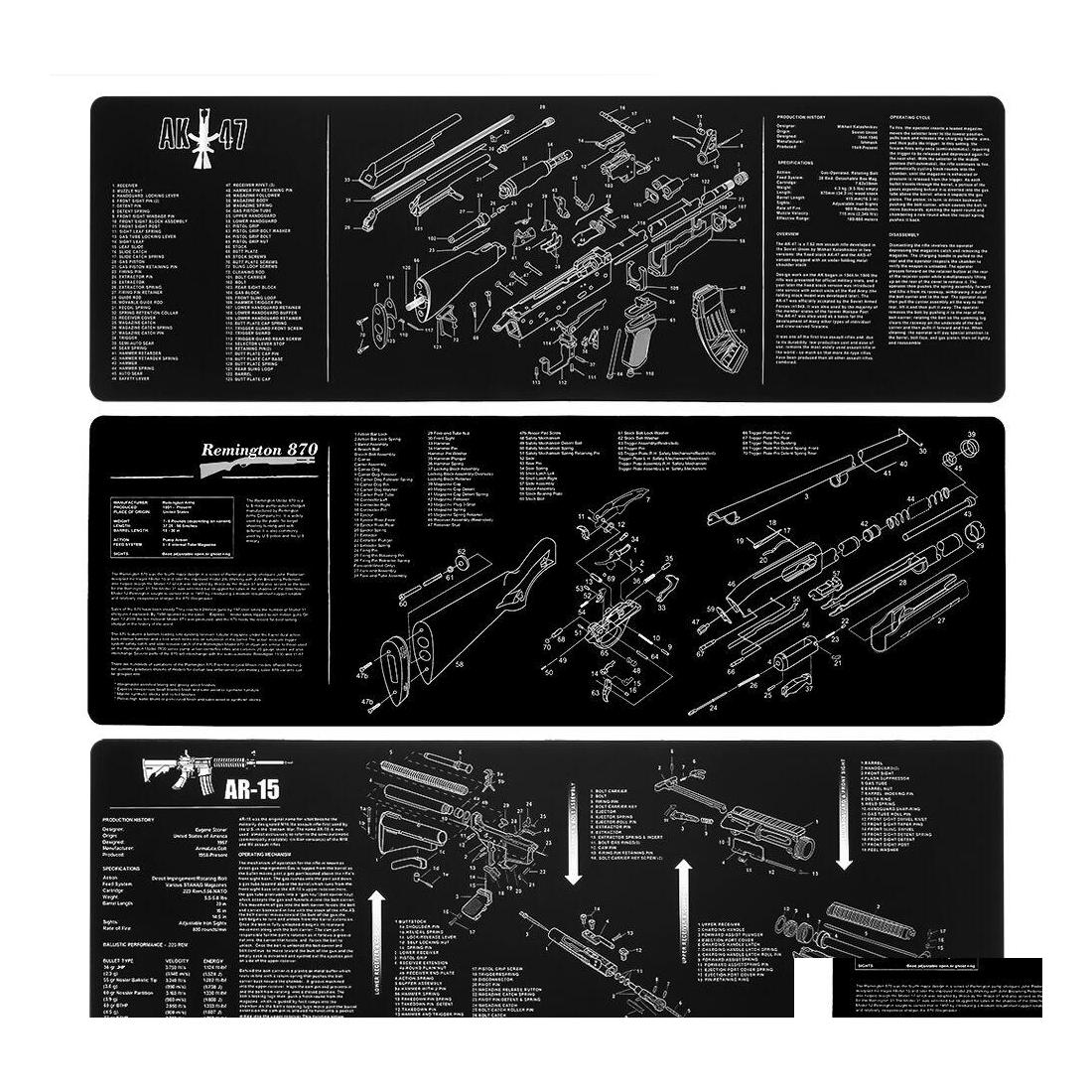 Tactical Accessories Ar15 Ak47 Gun Cleaning Rubber Mat With Parts Diagram And Instructions Bench Mouse Pad For Sig P226 P229 Drop De Dhrwl
Tactical Accessories Ar15 Ak47 Gun Cleaning Rubber Mat With Parts Diagram And Instructions Bench Mouse Pad For Sig P226 P229 Drop De Dhrwl