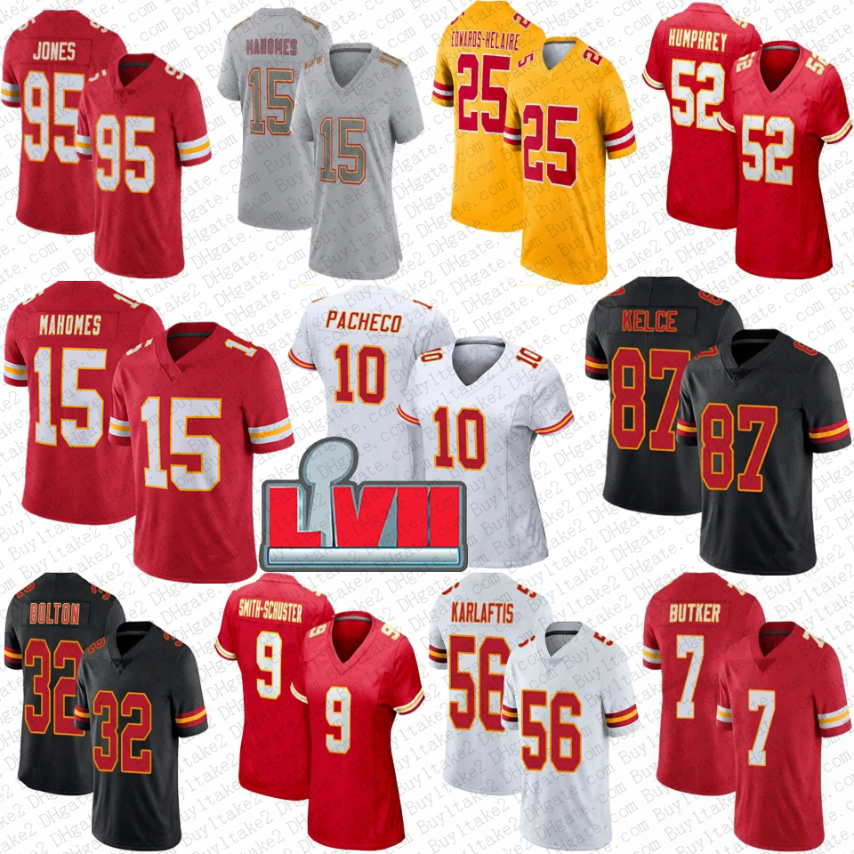 Patrick Mahomes Travis Kelce Isiah Pacheco Custom Football Jerseys Harrison Butker Nick Bolton Creed Humphrey Kansases City Chris Jones Chiefes George Karlaftis, Women
Patrick Mahomes Travis Kelce Isiah Pacheco Custom Football Jerseys Harrison Butker Nick Bolton Creed Humphrey Kansases City Chris Jones Chiefes George Karlaftis, Women
