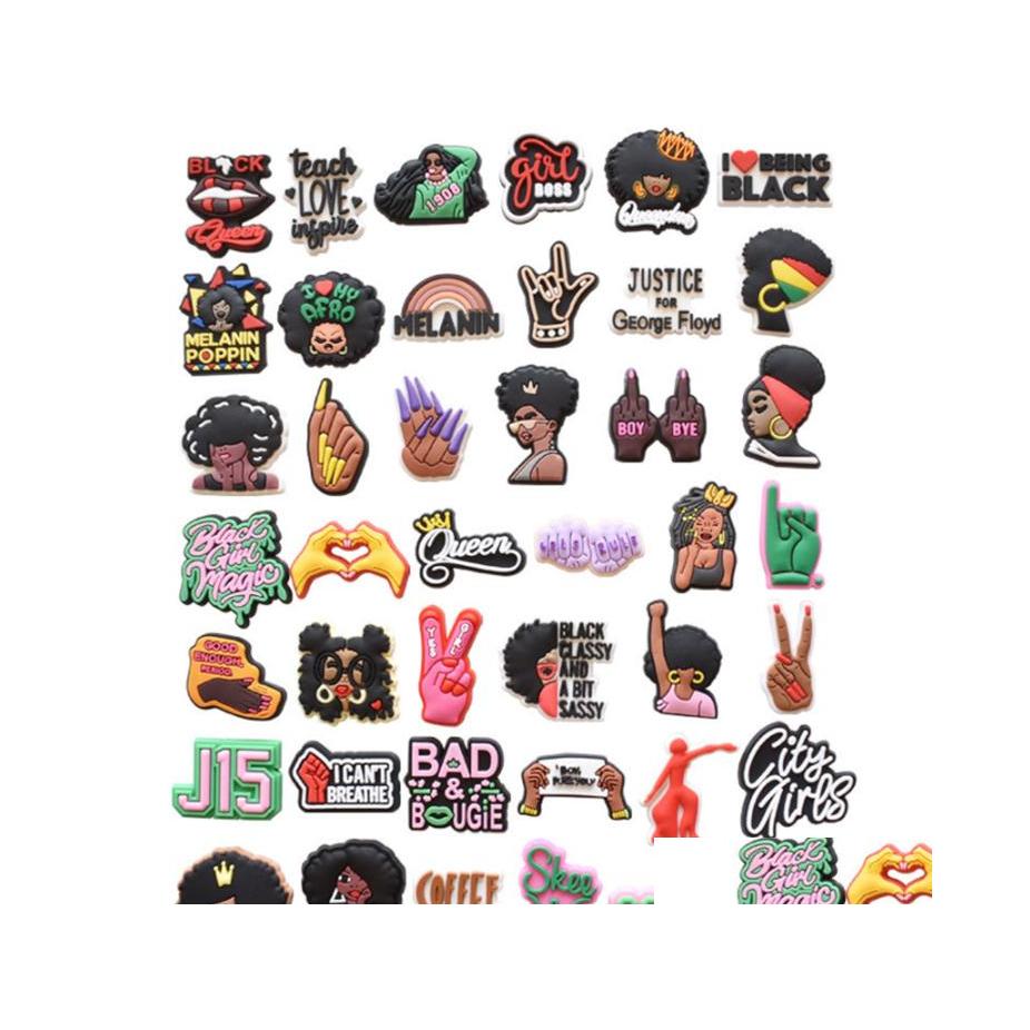 Shoe Parts Accessories Black Cute Cartoon Pvc Croc Charms For Bracelet Drop Delivery Shoes Dh9Wv
Shoe Parts Accessories Black Cute Cartoon Pvc Croc Charms For Bracelet Drop Delivery Shoes Dh9Wv