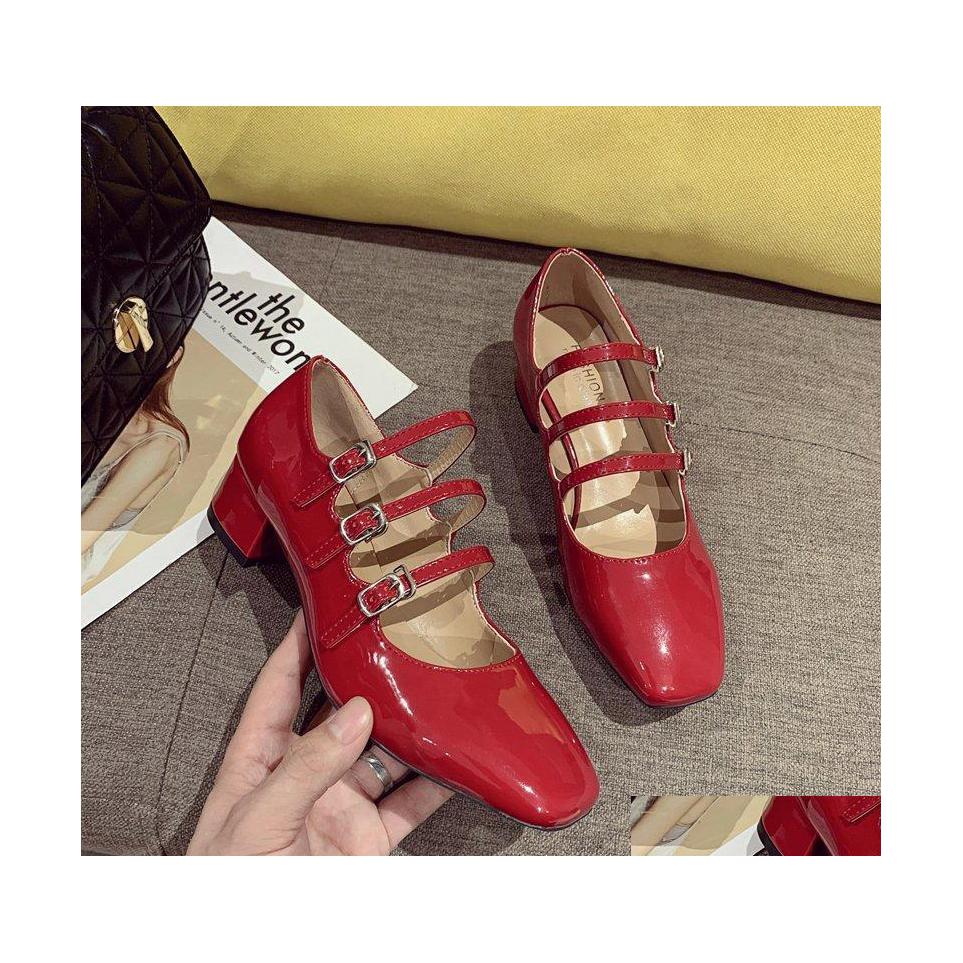 Dress Shoes Mary Jane For Women Pumps Square Heel Womens 2022 Fashion Office Ladies Red Heels Single Big Size 3539 Drop Delivery Acce Dhcjs
Dress Shoes Mary Jane For Women Pumps Square Heel Womens 2022 Fashion Office Ladies Red Heels Single Big Size 3539 Drop Delivery Acce Dhcjs
