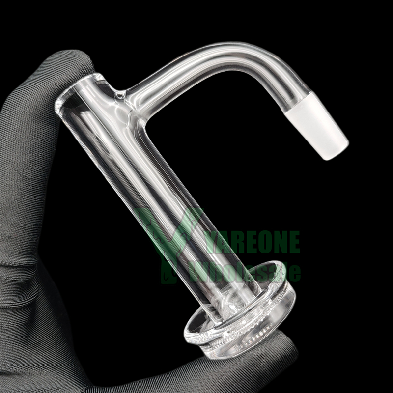 Control Tower Quartz Blender Banger 80mm Tall 16mm OD with Flared Grid Dish 10mm 14mm Male 90 Degree Full Weld Long Terp Slurper Blender Dab Nails YAREONE Wholesale
Control Tower Quartz Blender Banger 80mm Tall 16mm OD with Flared Grid Dish 10mm 14mm Male 90 Degree Full Weld Long Terp Slurper Blender Dab Nails YAREONE Wholesale