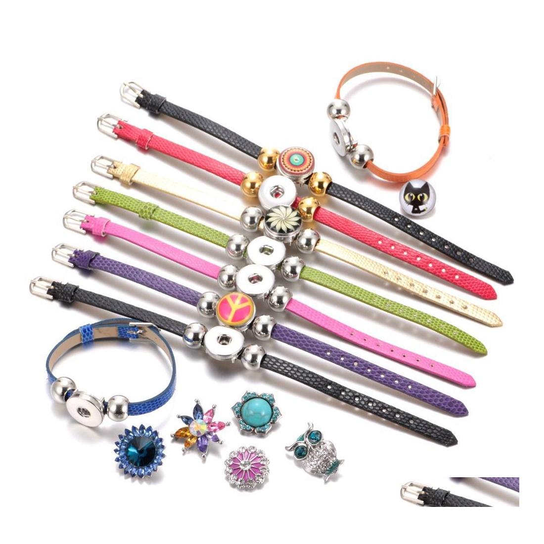 Charm Bracelets Snap Button 18Mm Jewelry Pu Leather Diy Armband Bracelet Drop Delivery Dhjsi
Charm Bracelets Snap Button 18Mm Jewelry Pu Leather Diy Armband Bracelet Drop Delivery Dhjsi