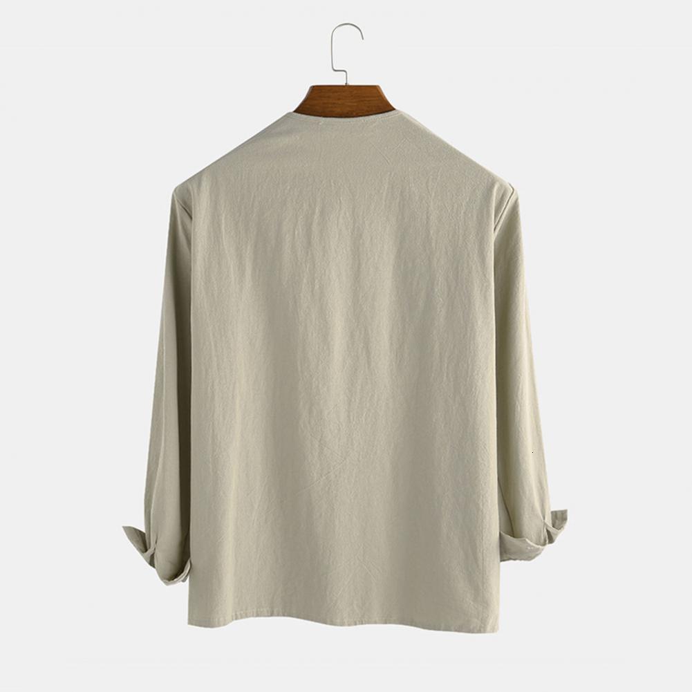 Men's Casual Shirts shirt Pullover Fashion Vintage Thin Long Sleeve Top Breathable Viking Front Lace Up camisas de hombre 230130