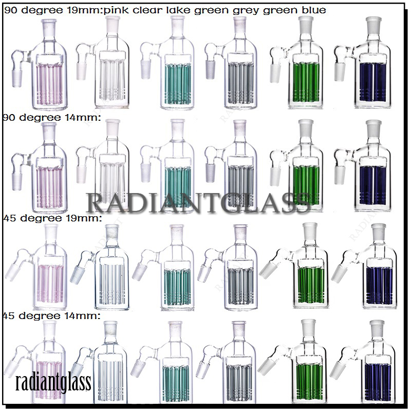 Glass Ash Catcher 14mm 18mm Mini Hookah Glass Bong Water Catchers Thick Pyrex Clear Bubbler Ashcatcher 45 90 Degree Designer1