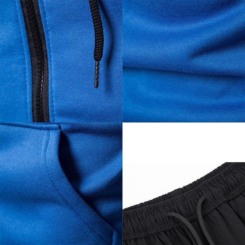 Men's Tracksuits Men's Casual Tracksuit Spring Autumn Fashion Men Jacket and Sweatpants Two Pieces Sets Sportswear Plus Size Clothing for Ma