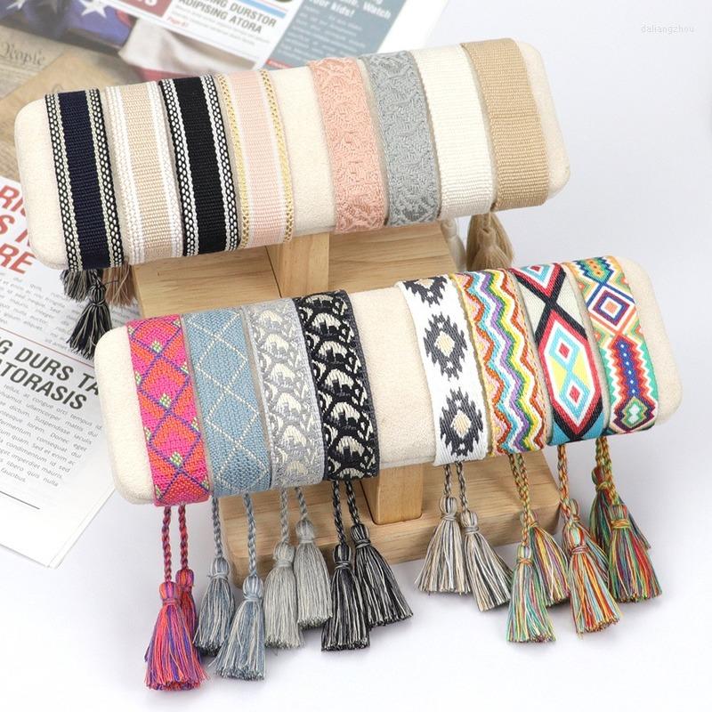 Charm Bracelets Bohemia Adjustable Rope Braided Bracelet Couple Jewelry Gifts Vintage Ethnic Lace Up Tassel Friendship Accessories
Charm Bracelets Bohemia Adjustable Rope Braided Bracelet Couple Jewelry Gifts Vintage Ethnic Lace Up Tassel Friendship Accessories