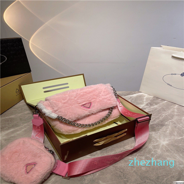 Luxury straddle bag designer handbag fashion matching plush material two in one women's shoulder bags highquality cross body
Luxury straddle bag designer handbag fashion matching plush material two in one women's shoulder bags highquality cross body